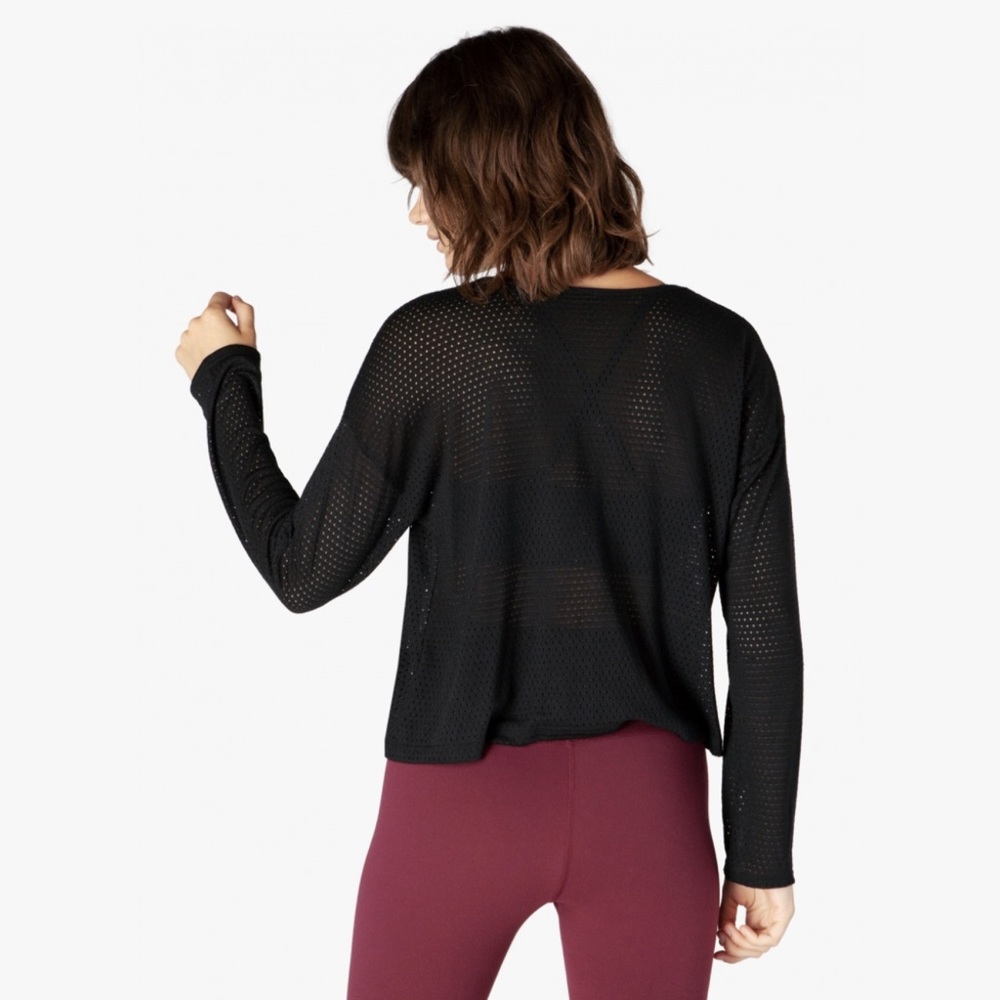 nwt beyond yoga  mesh me up pullover m - Picture 3 of 15